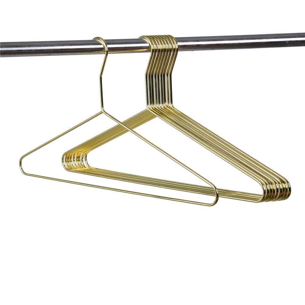 5321 - Gold Metal 17" Super Heavy Duty Hanger - 100 Hangers