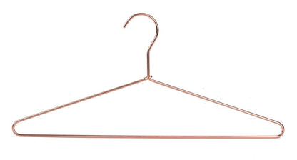 3821 - 17" Heavy Duty Rose Gold Metal Hanger for Suit/Coats, 120 Lose 