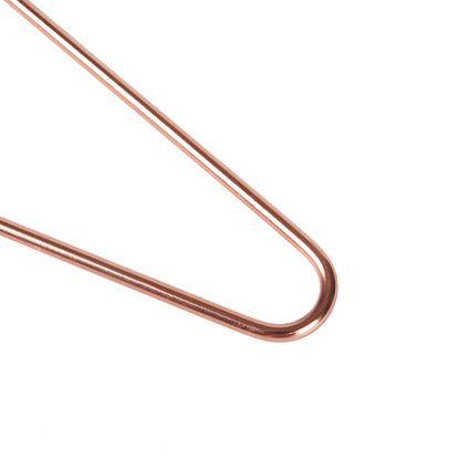 3821 - 17" Heavy Duty Rose Gold Metal Hanger for Suit/Coats, 120 Lose 