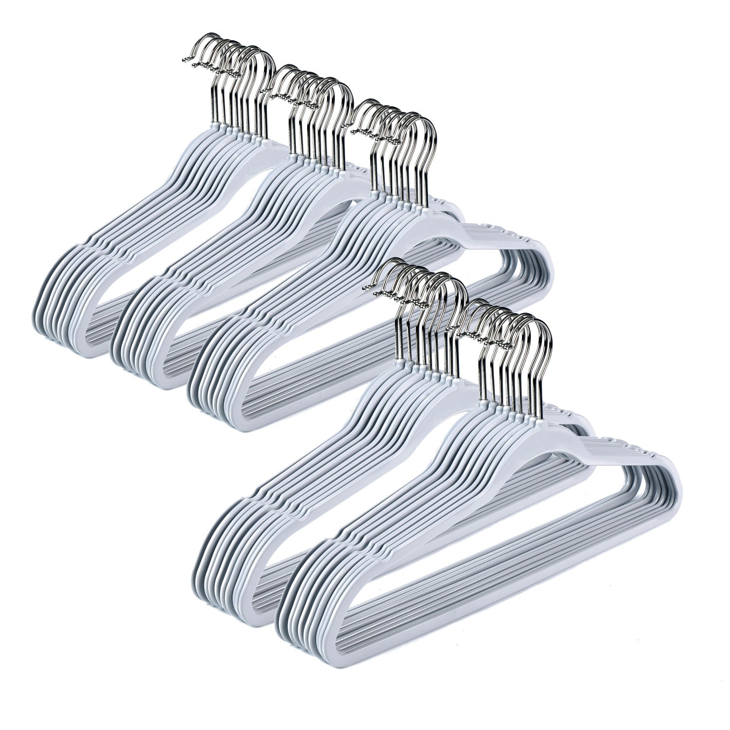PL020 - Plastic Shirt Hangers Heavy Duty - Gary - 160 Hangers 
