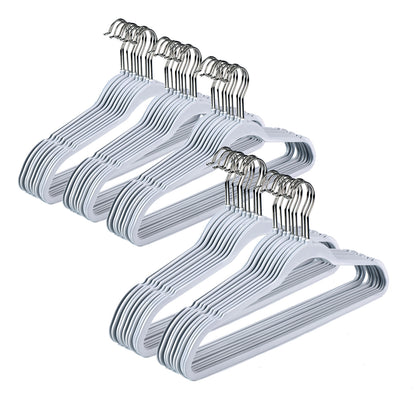 PL020 - Plastic Shirt Hangers Heavy Duty - Gary - 160 Hangers 