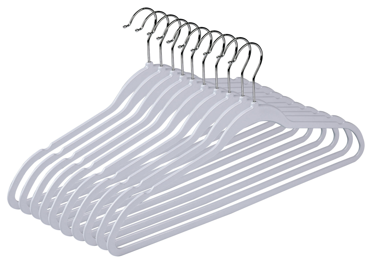 PL020 - Plastic Shirt Hangers Heavy Duty - Gary - 160 Hangers 
