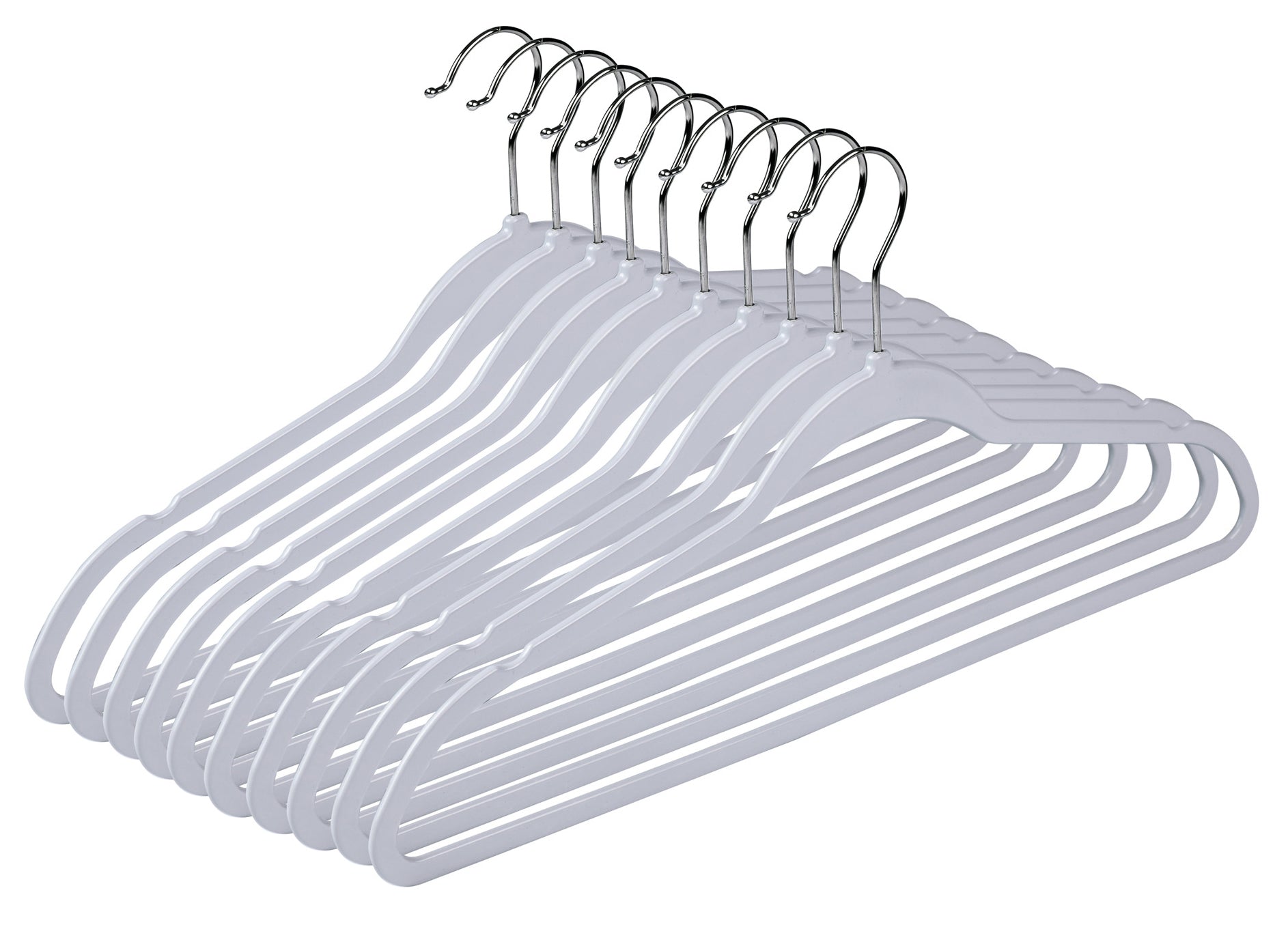 PL020 - Plastic Shirt Hangers Heavy Duty - Gary - 160 Hangers 