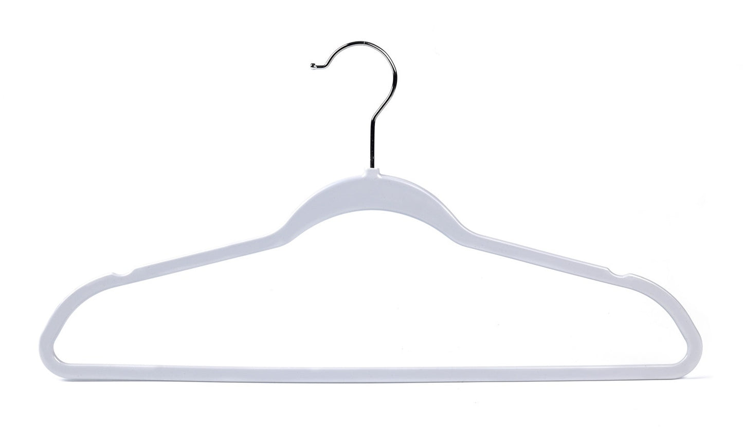 PL020 - Plastic Shirt Hangers Heavy Duty - Gary - 160 Hangers 
