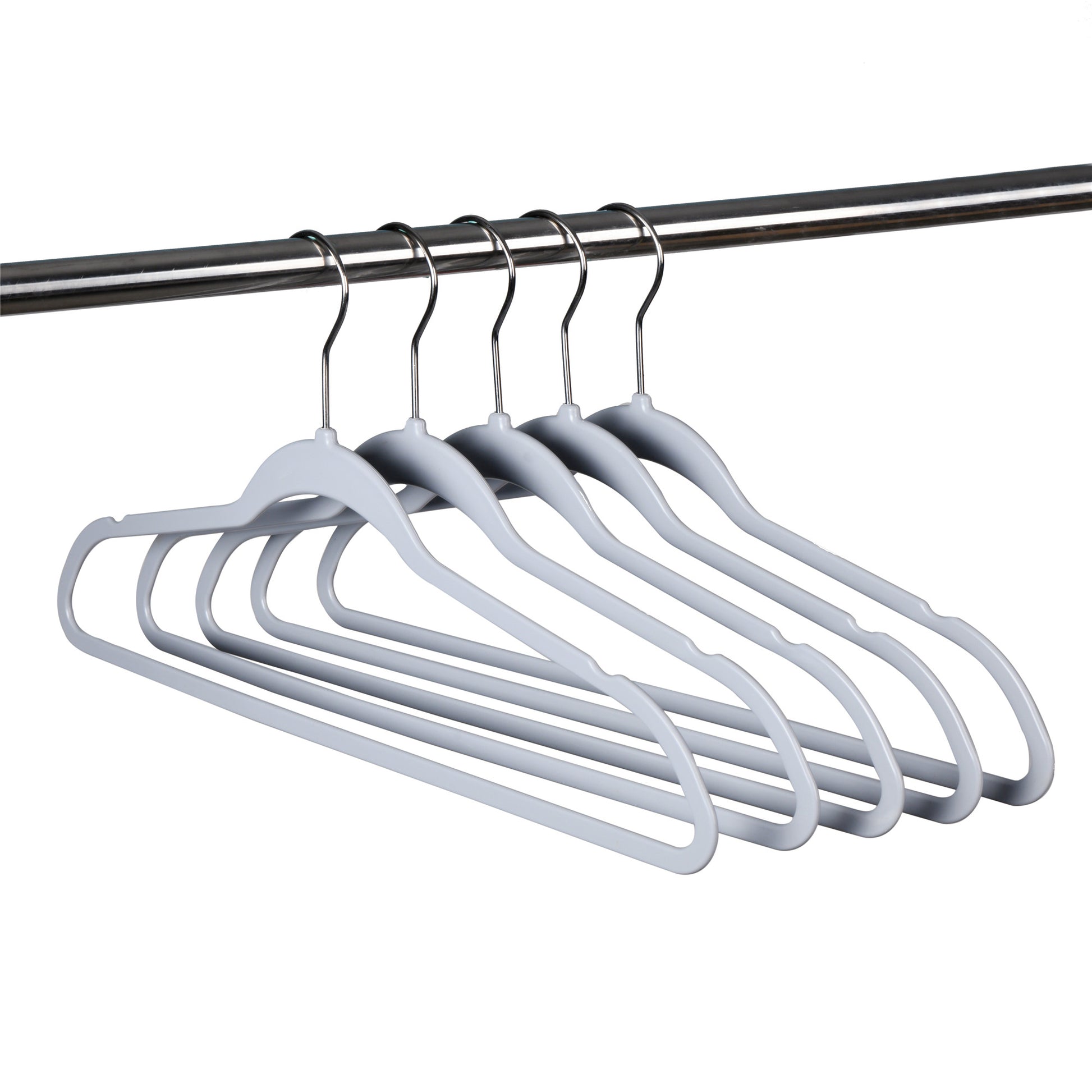 PL020 - Plastic Shirt Hangers Heavy Duty - Gary - 160 Hangers 