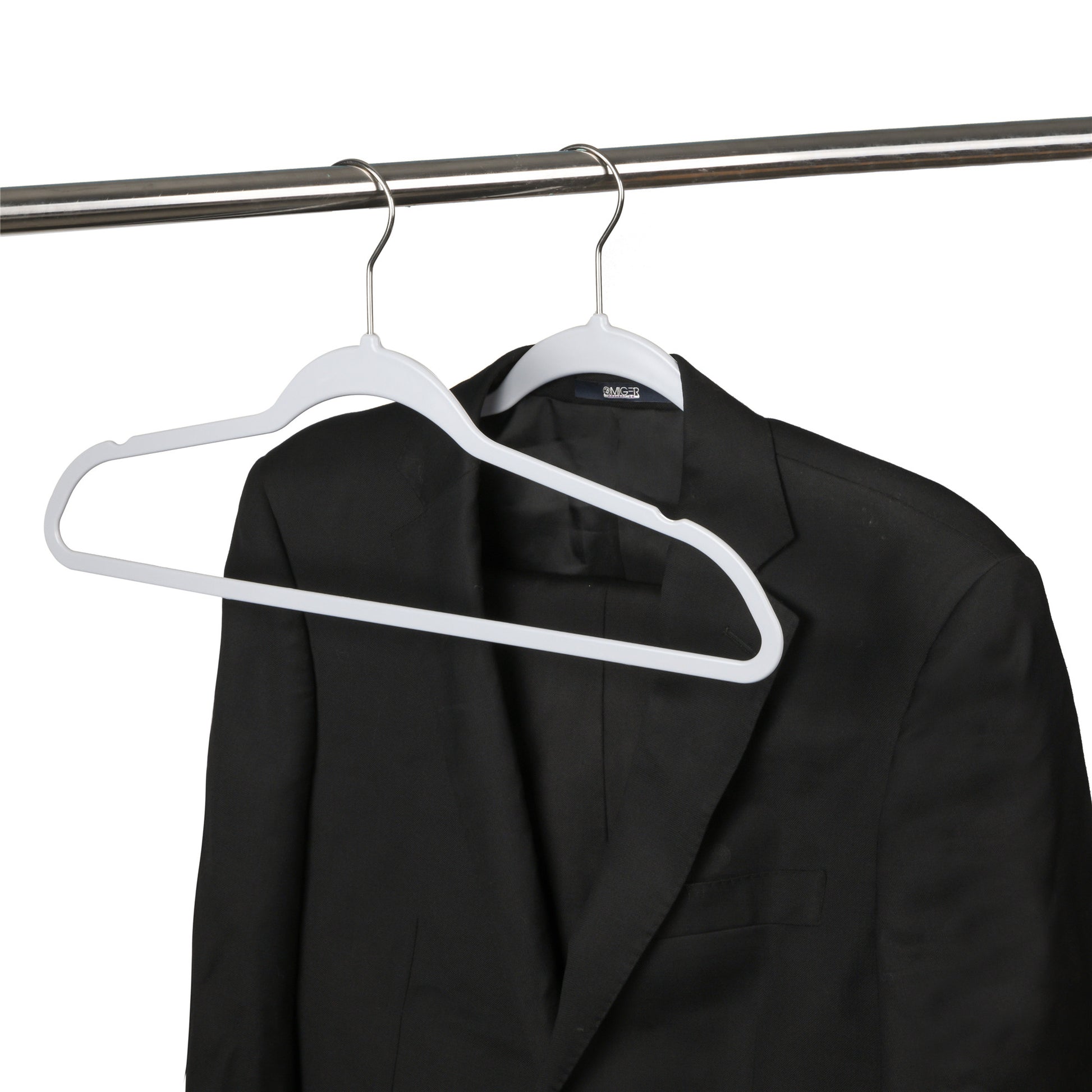 PL020 - Plastic Shirt Hangers Heavy Duty - Gary - 160 Hangers 