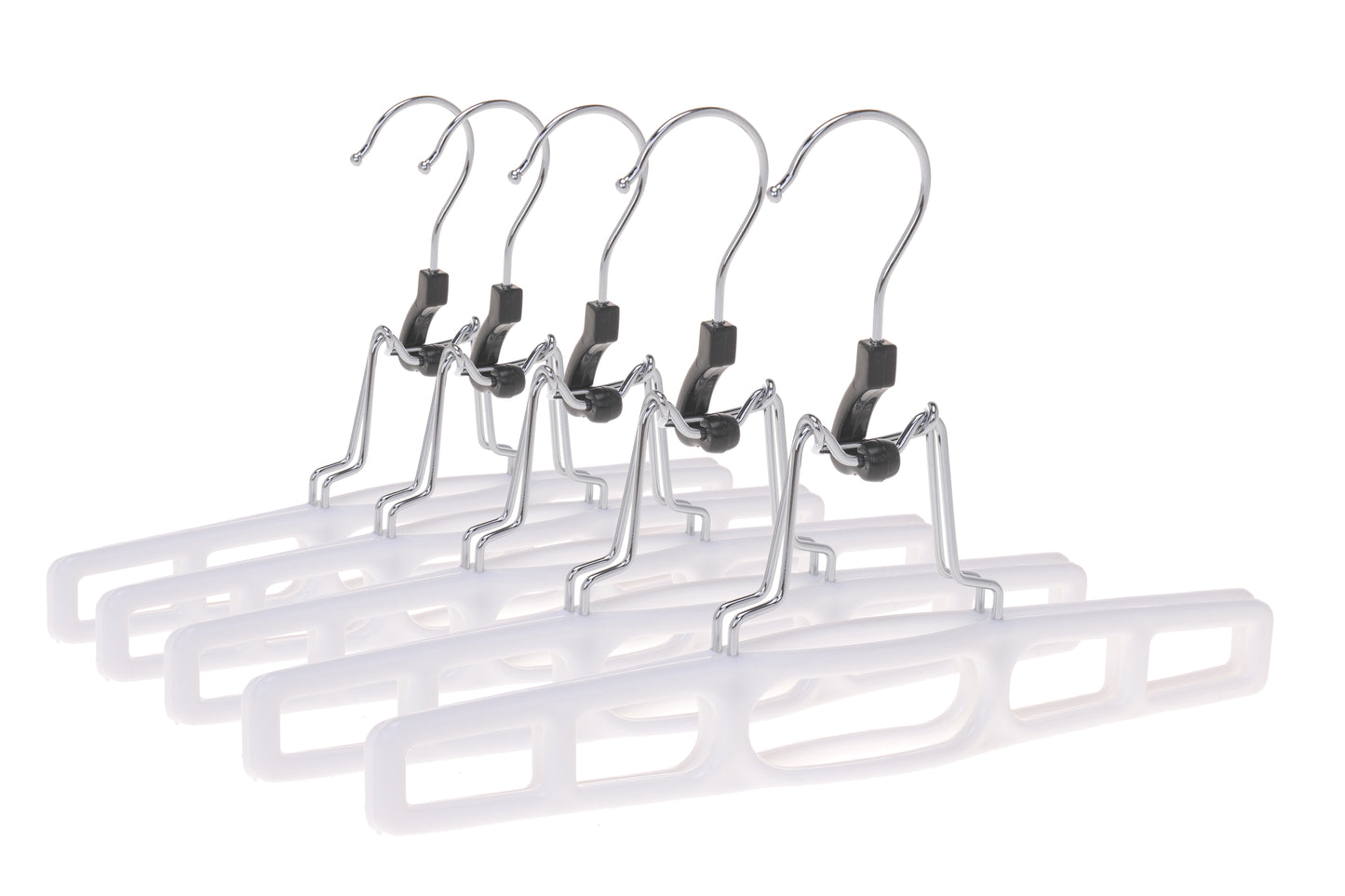 P032-10 - Plastic Heavy-Duty Skirt Blouse Hanger - 80 Hangers