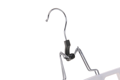 P032-10 - Plastic Heavy-Duty Skirt Blouse Hanger - 80 Hangers