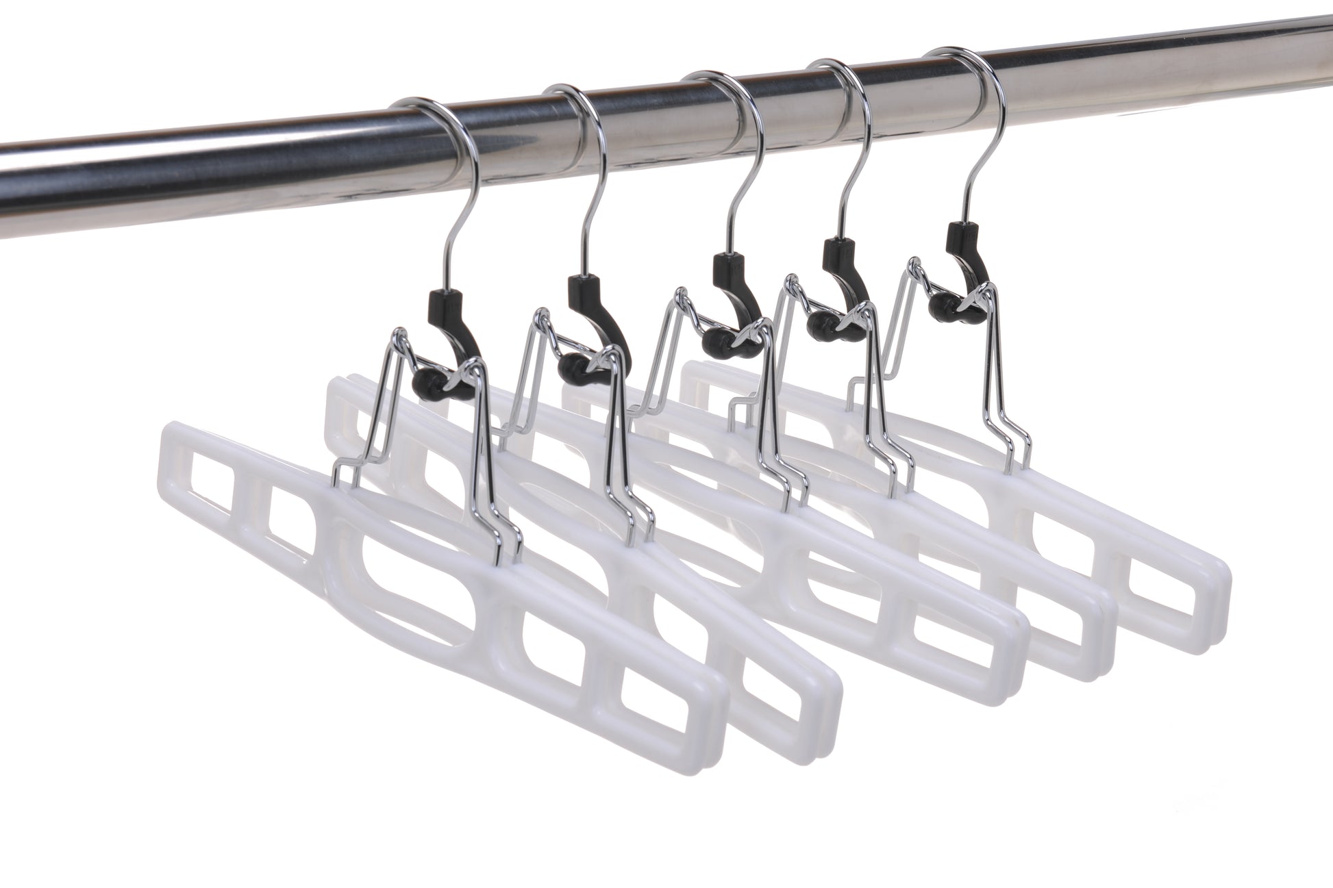 P032 - Plastic Heavy-Duty Skirt Blouse Hanger - 60 Hangers
