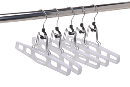 P032-10 - Plastic Heavy-Duty Skirt Blouse Hanger - 80 Hangers