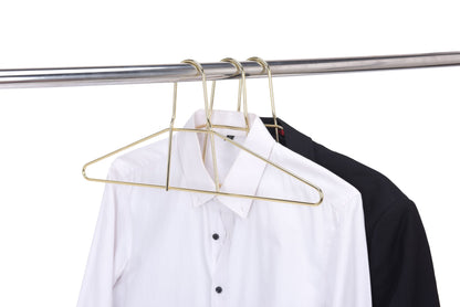 M018-GL - Heavy Duty Anti Theft Metal Hangers 60pcs Gold