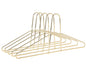 M018-GL - Heavy Duty Anti Theft Metal Hangers 60pcs Gold