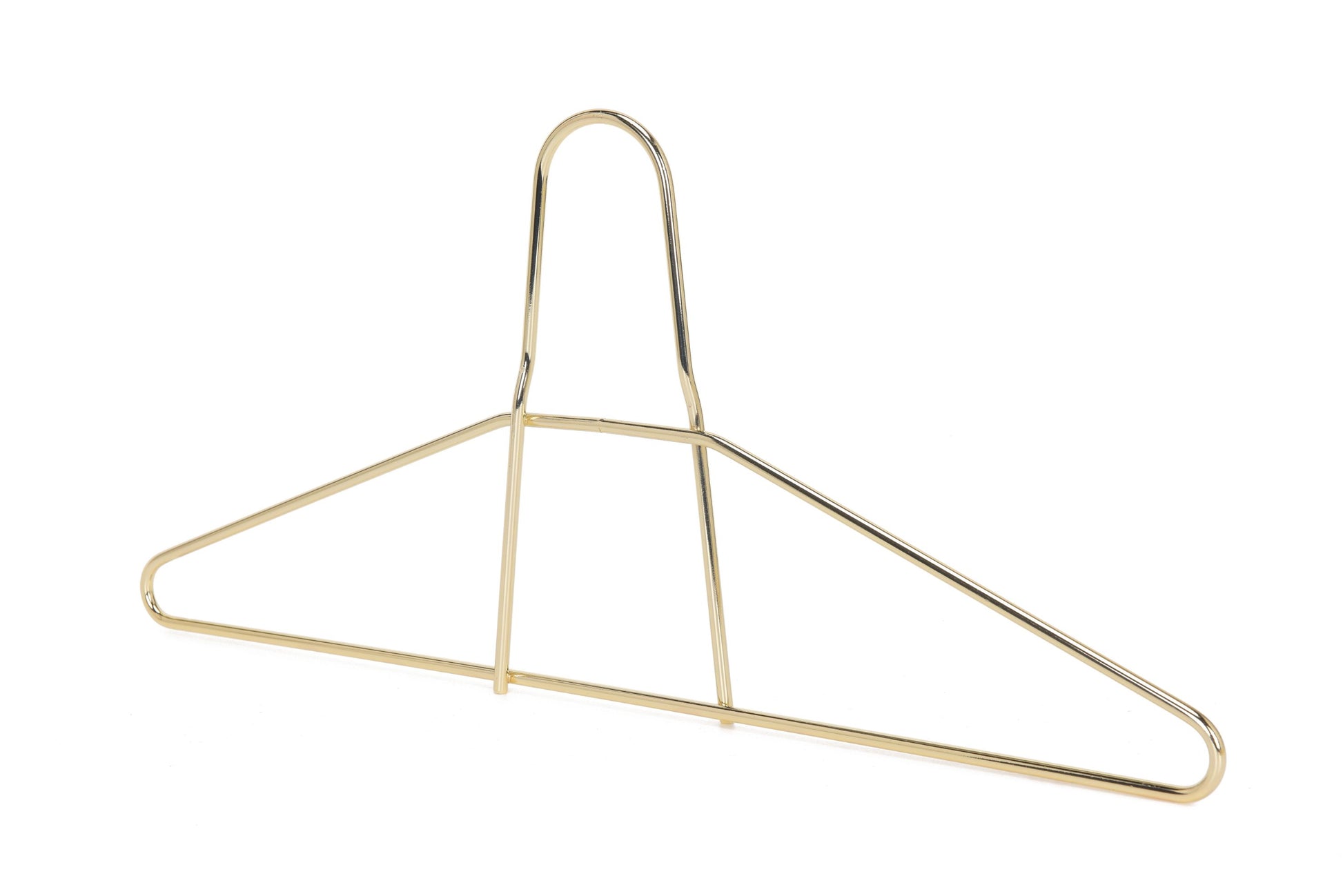 M018-GL - Heavy Duty Anti Theft Metal Hangers 60pcs Gold