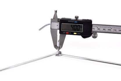 M010 - Metal Hanger with Black PVC coating on Bottom - 100