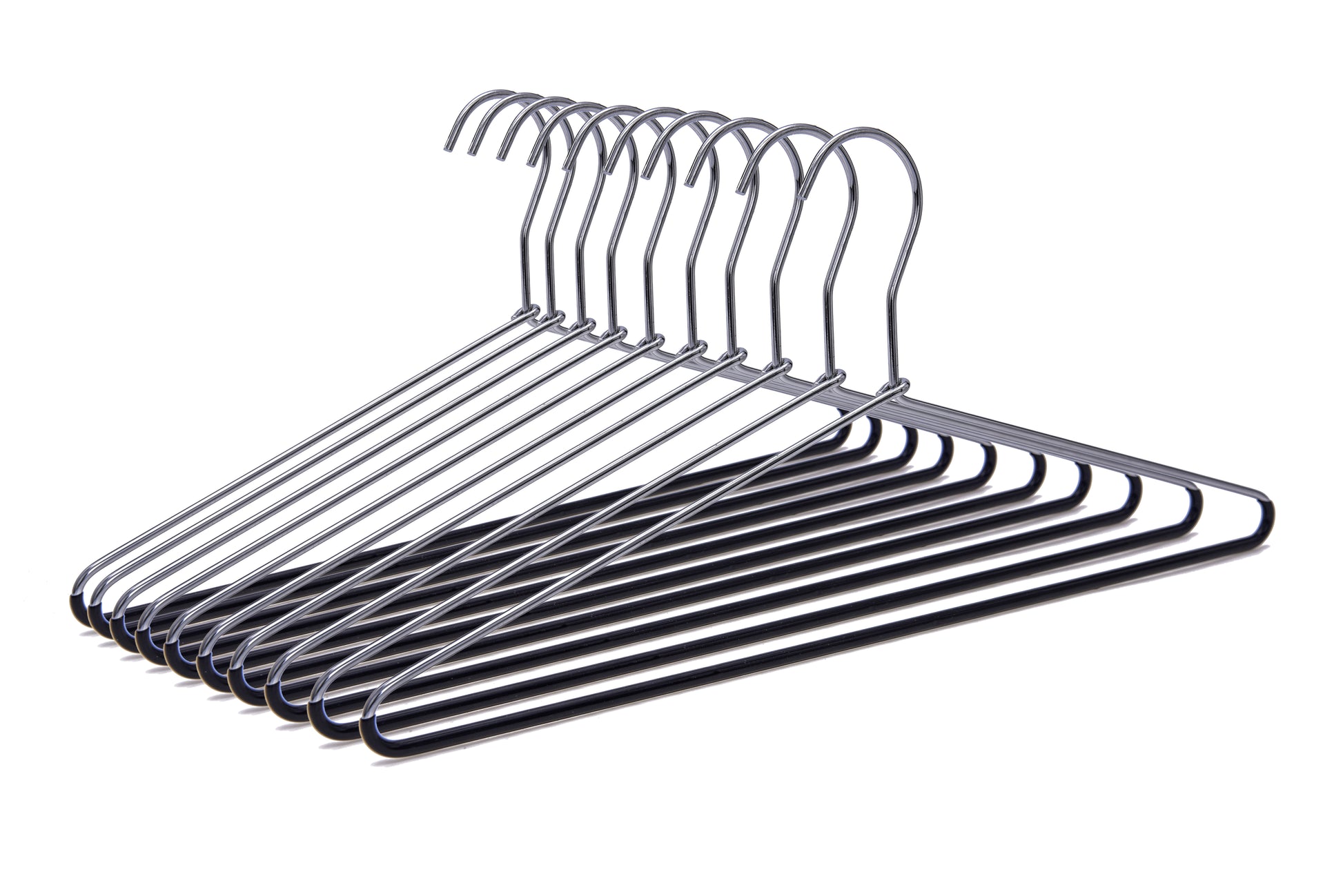 M010 - Metal Hanger with Black PVC coating on Bottom - 100