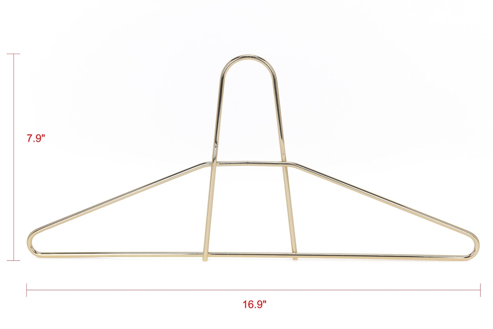M018-GL - Heavy Duty Anti Theft Metal Hangers 60pcs Gold