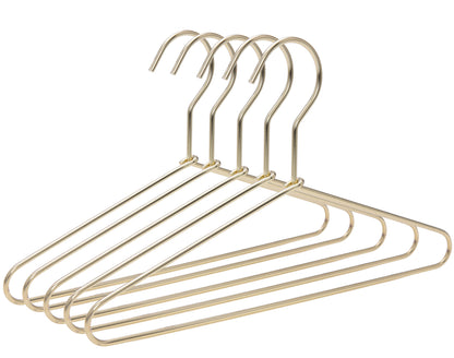 M022 - Gold Metal 12" Heavy Duty Kids Hanger - 100 Hangers