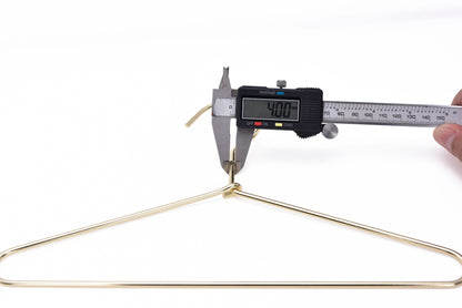 M022 - Gold Metal 12" Heavy Duty Kids Hanger - 100 Hangers