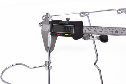 M050 - Heavy Duty 4 Tier Hanger Foldable Wide Clips - 24 pcs (Retail Packed)