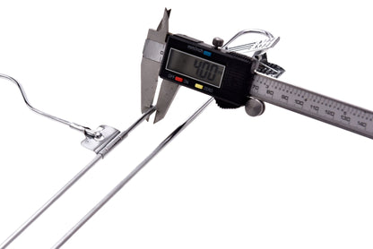 2620 - Heavy Duty Metal Hanger, Clips Swivel Hook,96 Hangers