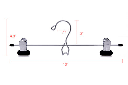 M054 - Heavy Duty Metal Add On Hanger Wide Clips - 72 pcs (Retail Packed)