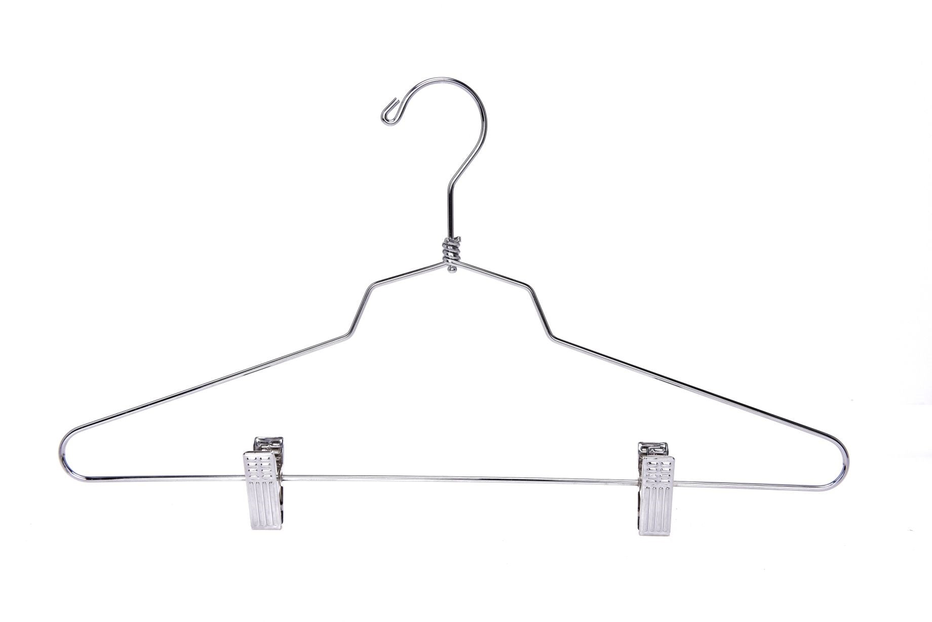 M055-10 - Metal Hanger 16" with Clips Swivel Hook 100 pcs.