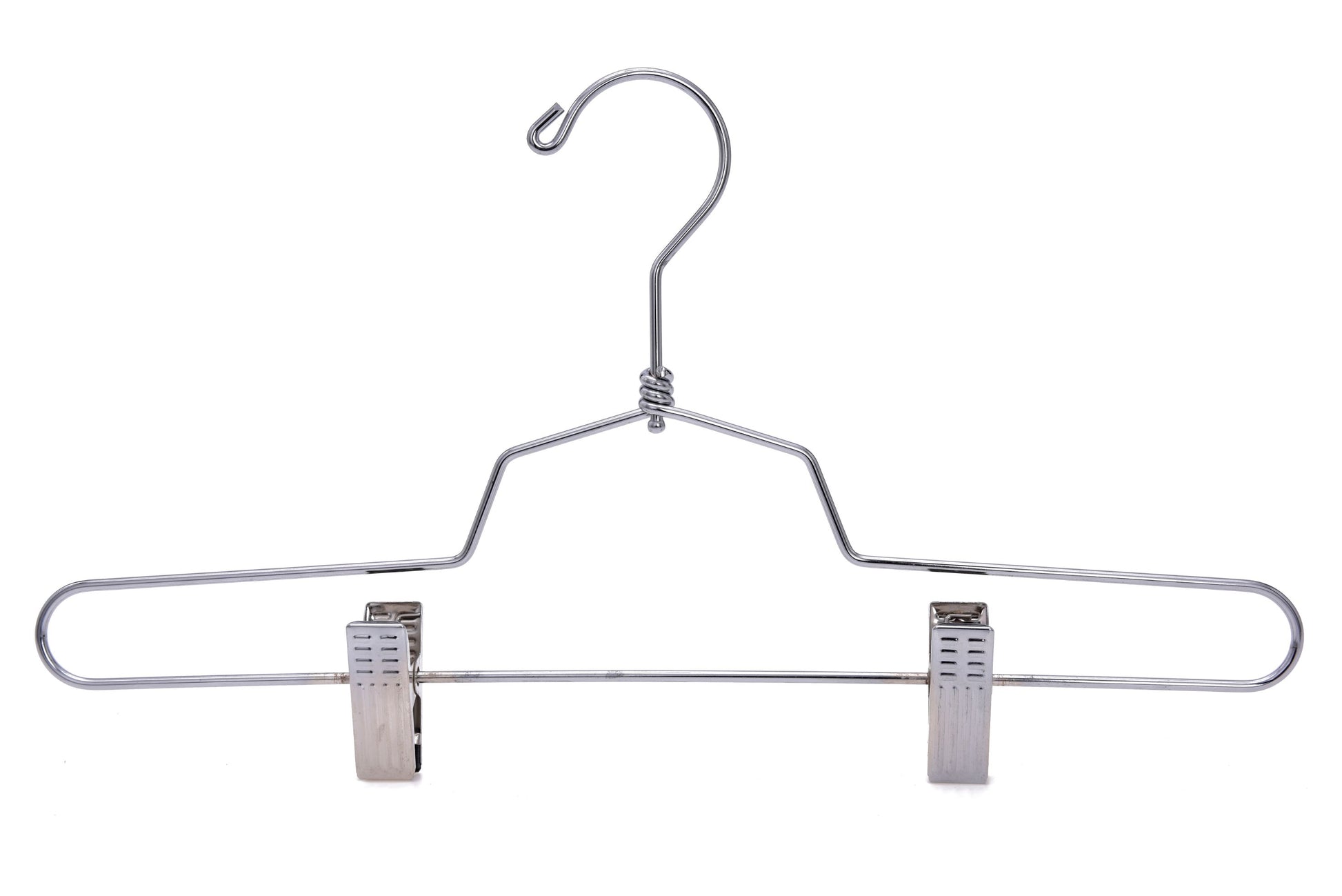 M058-10 - Heavy Duty Metal Hanger + Clips Swivel Hook - 100 Pcs