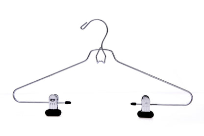 M059 - Heavy Duty Metal Add On Hanger Wide Clips - 60 Pcs (Retail Packed)