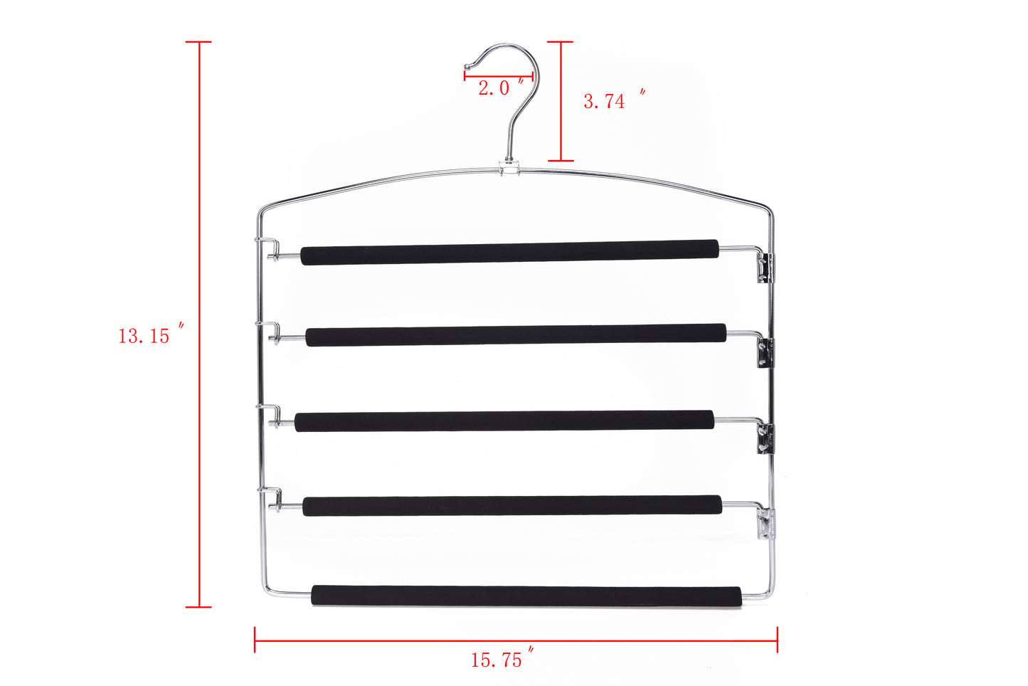 M060 - Heavy Duty 5 Tier Hanger Rack Foam Bars