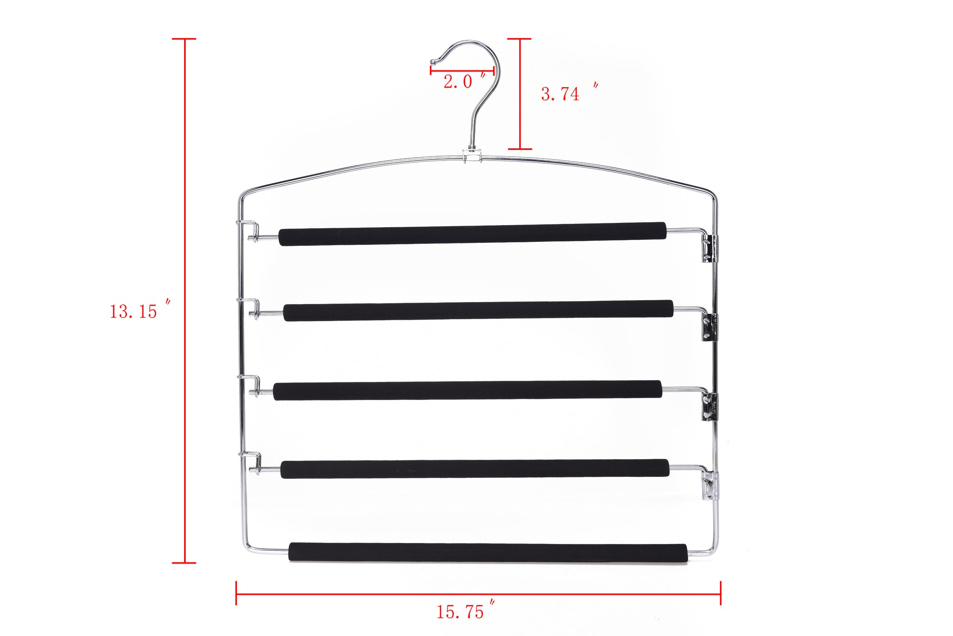 M060 - Heavy Duty 5 Tier Hanger Rack Foam Bars