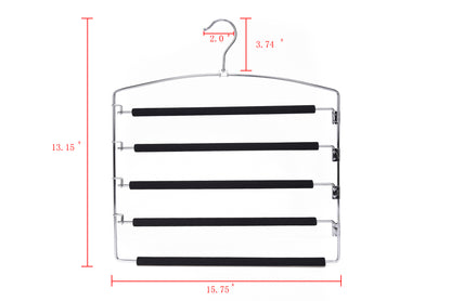 M060 - Heavy Duty 5 Tier Hanger Rack Foam Bars