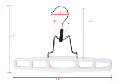 P032 - Plastic Heavy-Duty Skirt Blouse Hanger - 60 Hangers