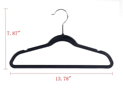 PL030 - Kids Plastic Hanger for Coats and Shirts with Swivel Hook, Chrome Hook