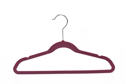 PL030 - Kids Plastic Hanger for Coats and Shirts with Swivel Hook, Chrome Hook