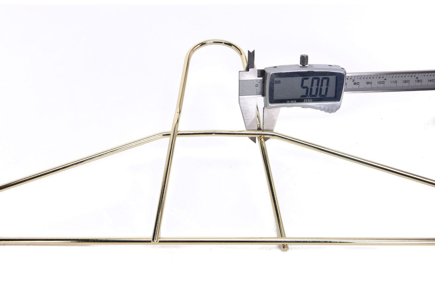 M018-GL - Heavy Duty Anti Theft Metal Hangers 60pcs Gold