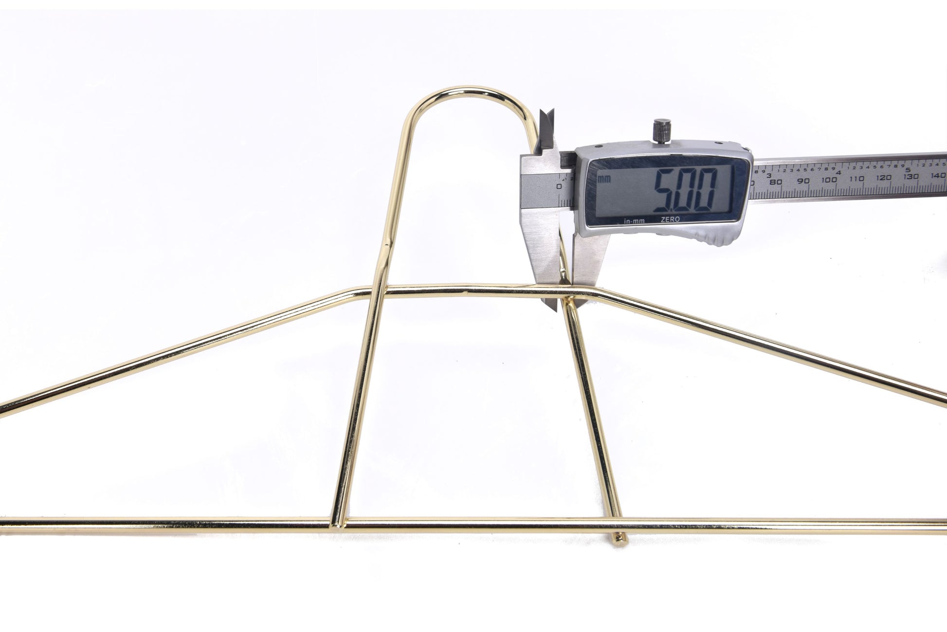 M018-GL - Heavy Duty Anti Theft Metal Hangers 60pcs Gold