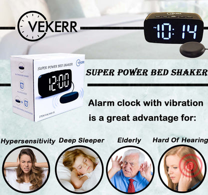 Vekerr Vibration Alarm Clock - 48 Pieces 