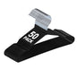 PVC31 – Non-Slip PVC-Coated Metal Shirt Hanger with Notches – 16" – Black / White / Gray