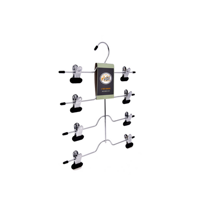 M051 - Heavy Duty 4 Tier Hanger Wide Clips
