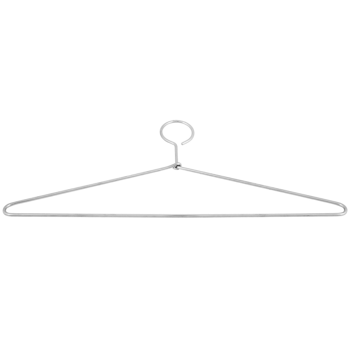 2050 – Heavy-Duty Anti-Theft Metal Hanger, 4.8 mm – 17" – Chrome