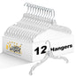 P5510 crystal clear plastic shirt hanger