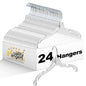 P5510 crystal clear plastic shirt hanger